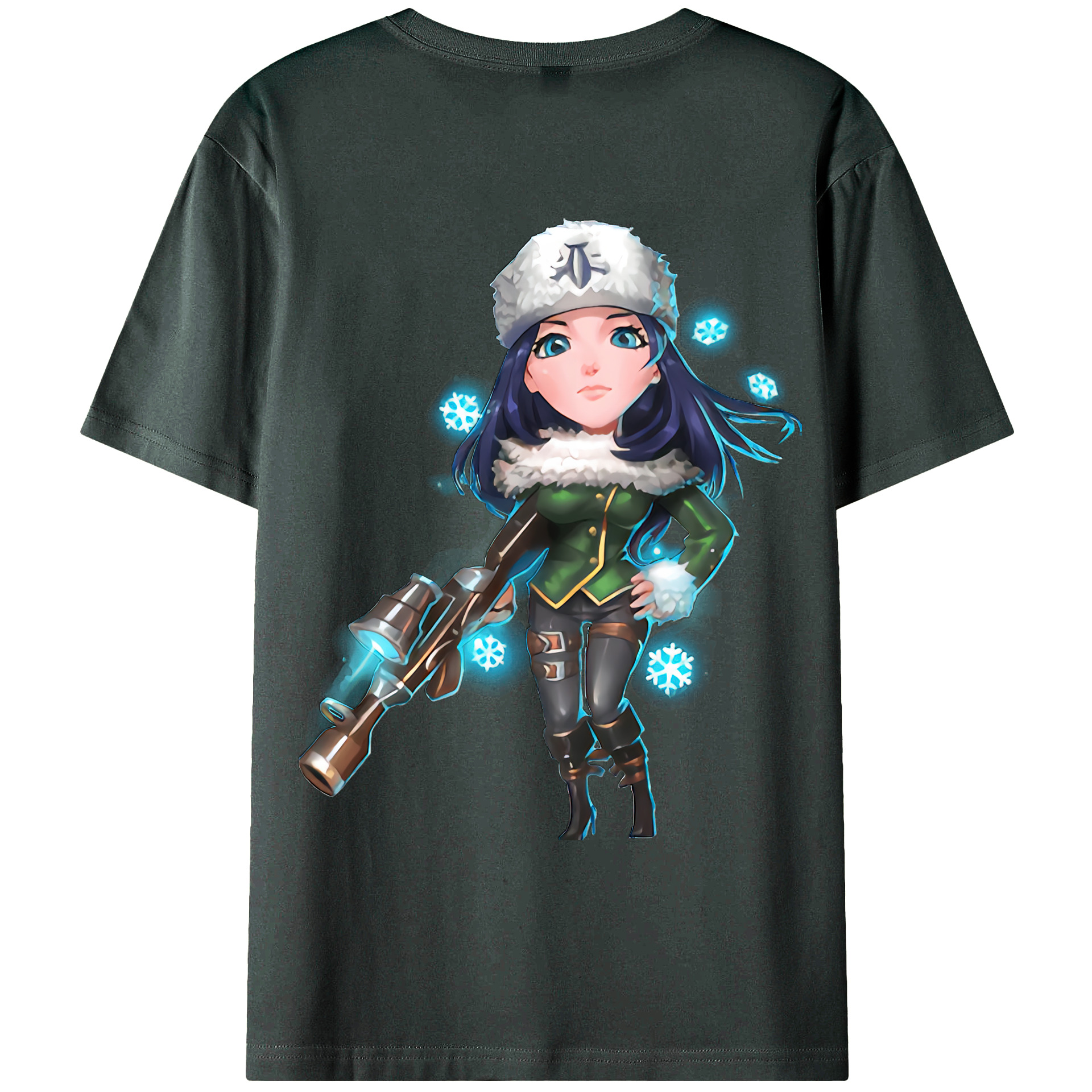 （画像用） リーグ・オブ・レジェンド League of Legends LOL 綿100％ メンズ半袖Tシャツ（バックプリント） 通気性